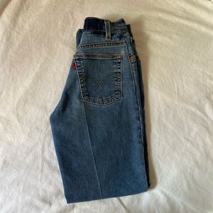 Levi’s 512 vintage wash jeans